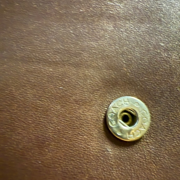 Vintage Coach Brown Leather Wallet 4" X 6" Bifold - Picture 8 of 12